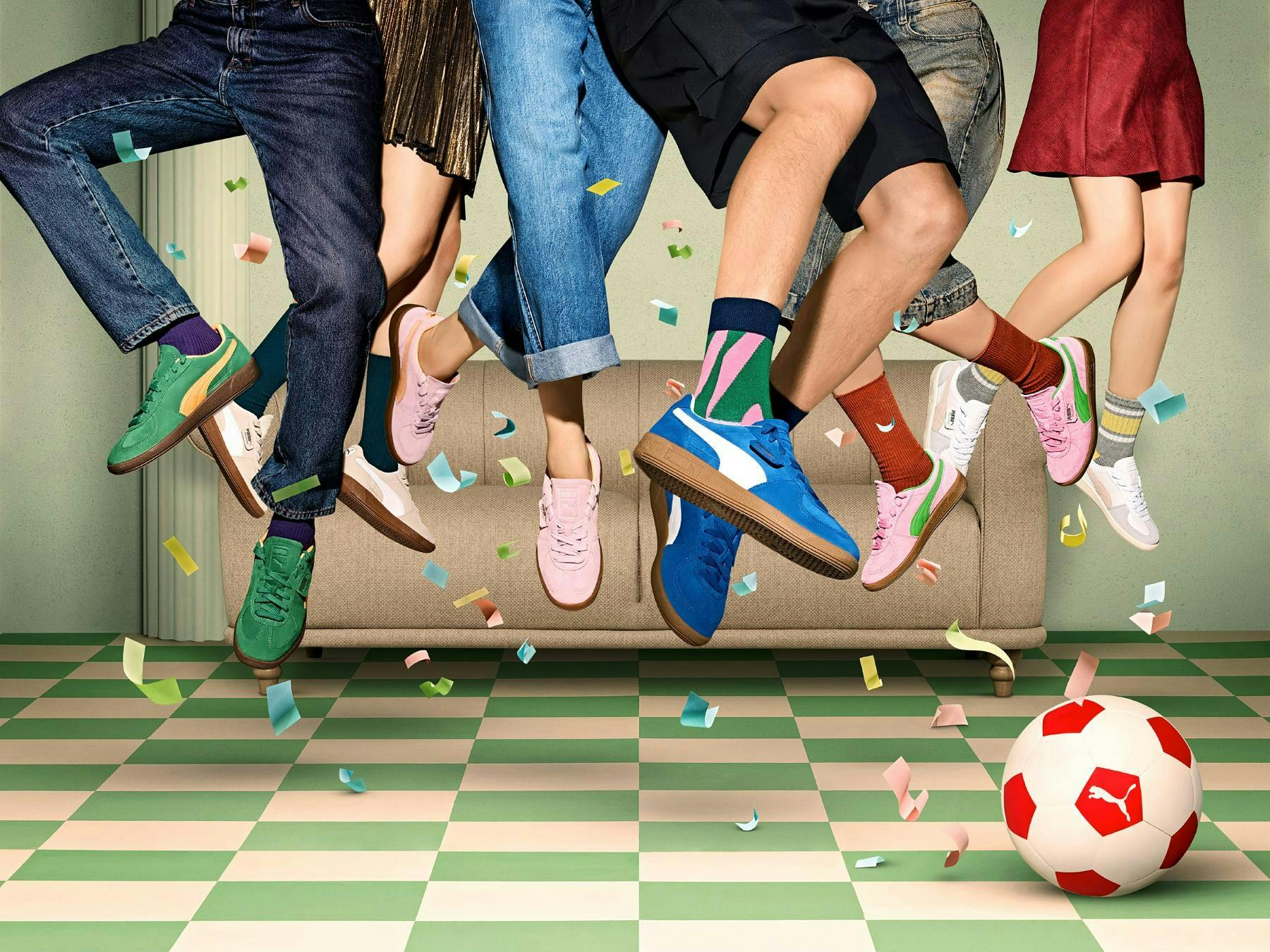 clothing footwear shoe sneaker football soccer soccer ball sport person sphere