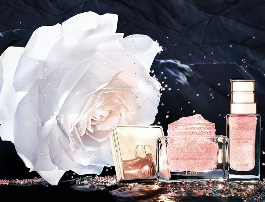 perfume cosmetics bottle petal plant flower blossom rose