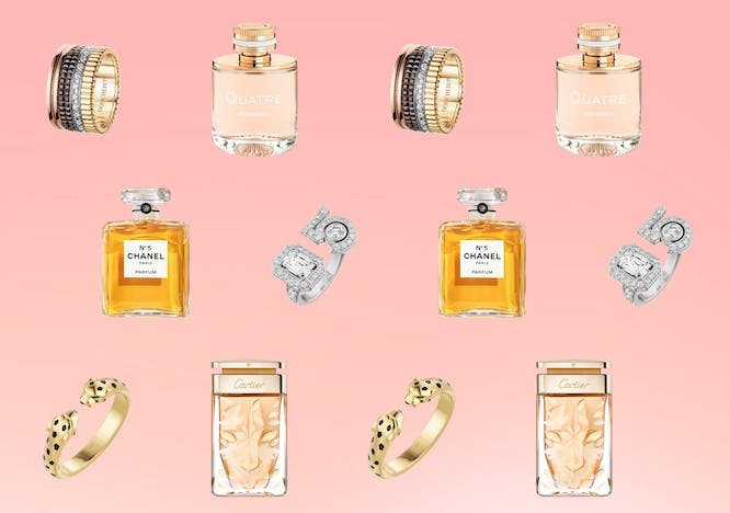 bottle accessories perfume cosmetics jewelry