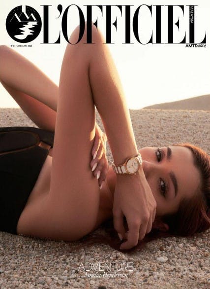 L'Officiel Malaysia May 2023 issue - Amelia Henderson in Longines