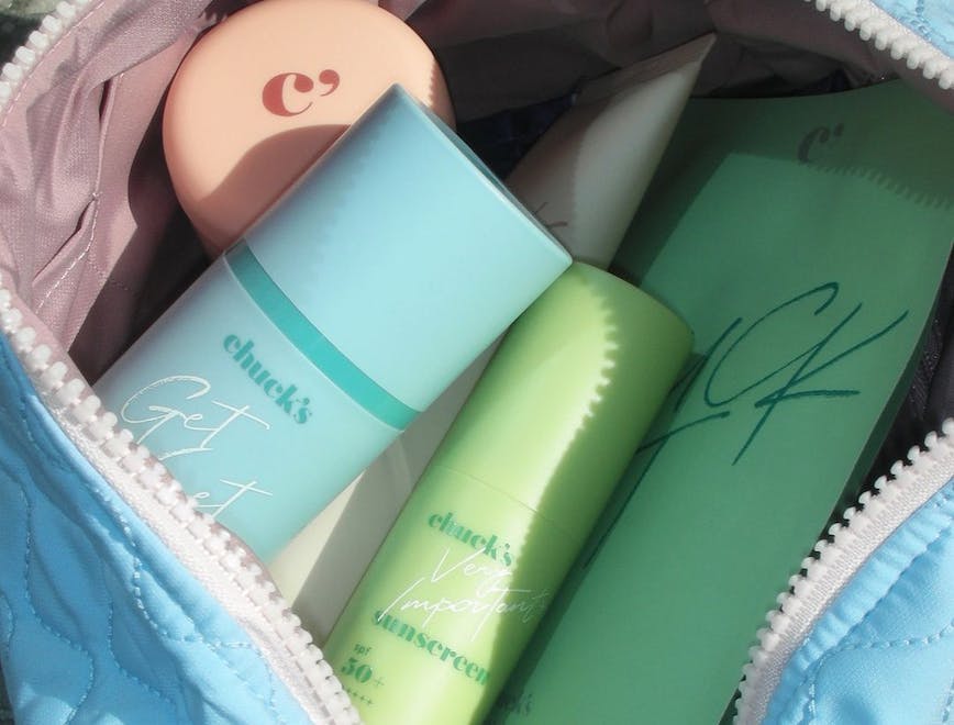 bottle accessories bag handbag lotion cosmetics